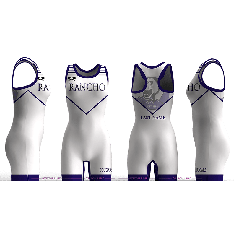 Rancho Cucamonga WHITE 2025 Women's Racerback Singlet