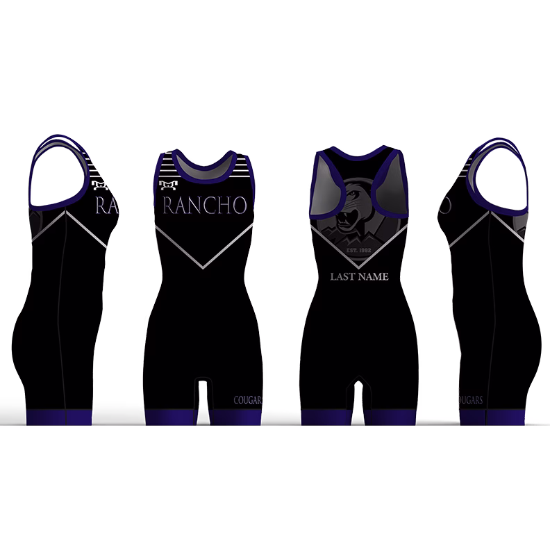 Rancho Cucamonga Black 2025 Women's Racerback Singlet