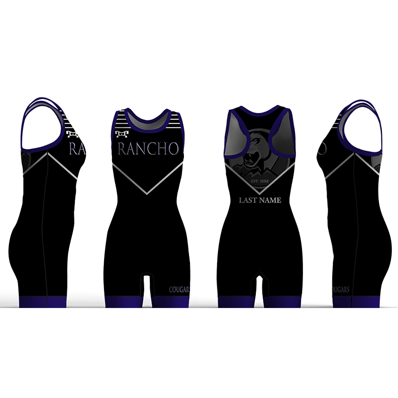 Rancho Cucamonga Black 2025 Women's Racerback Singlet