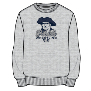 Patriots WC Parkersburg Custom Sublimated Decal Grey Crewneck