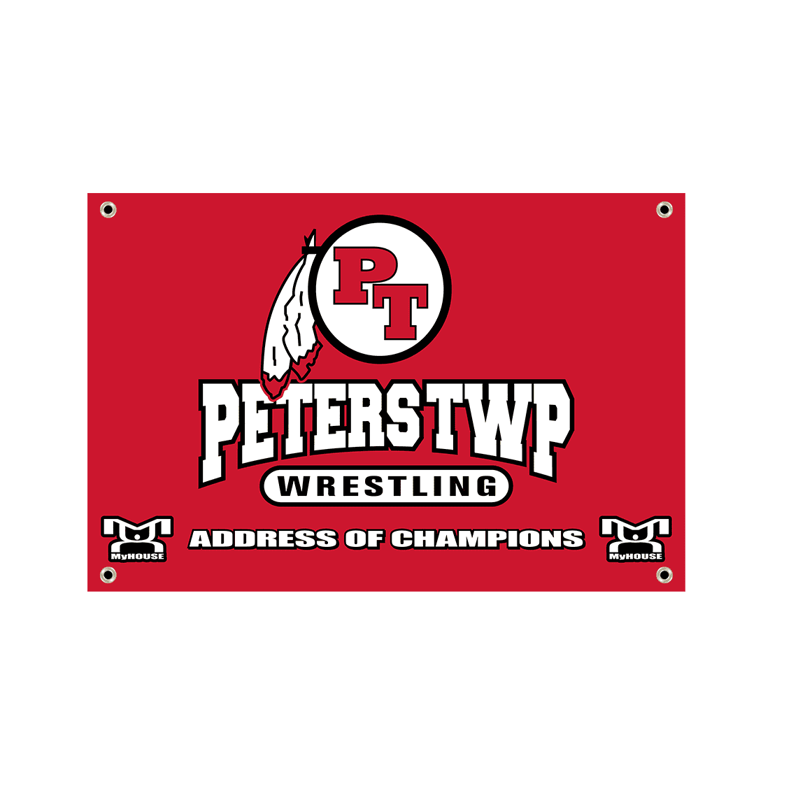 Peters Township Custom Team Banner