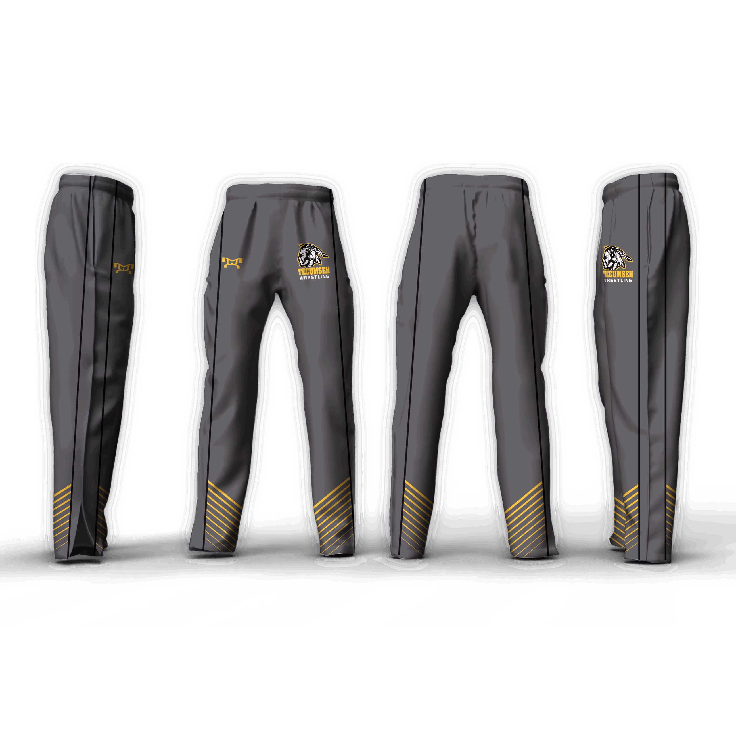 Tecumseh Youth Athletic Pant (Tapered/Zipper)