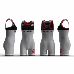 Tullahoma Wrestling Grey Women's Racerback Singlet