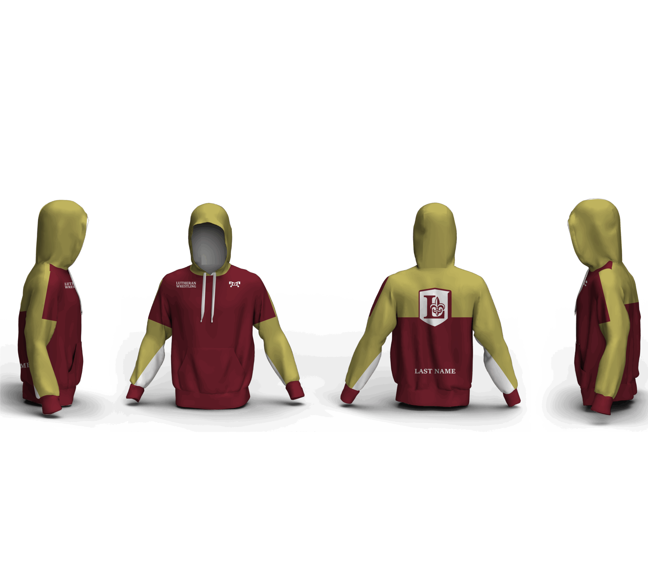 LUTHERAN HIGH SCHOOL 2025 Custom Unisex Sublimated Hoodie