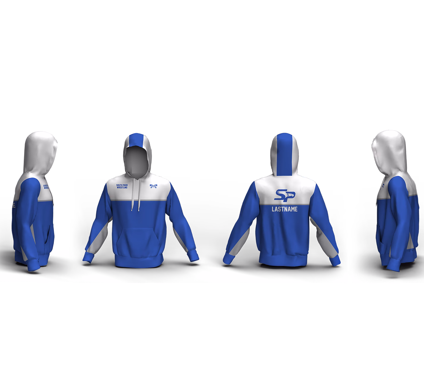 South Park High School Wrestling Custom Unisex Sublimated Hoodie 2025