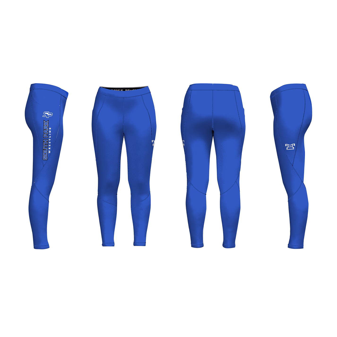 South Park High School Wrestling Women's Royal Full Length Pocket Leggings