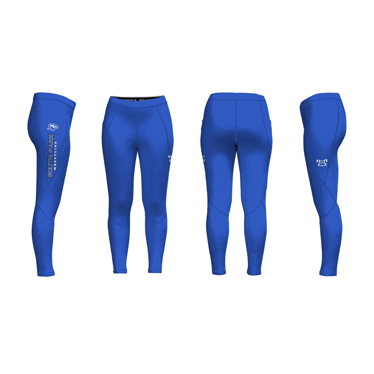 South Park High School Wrestling Women's Royal Full Length Pocket Leggings