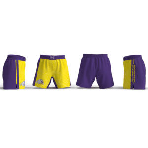 Bridgeport Girls Wrestling Purple Women's 6" Fight Short