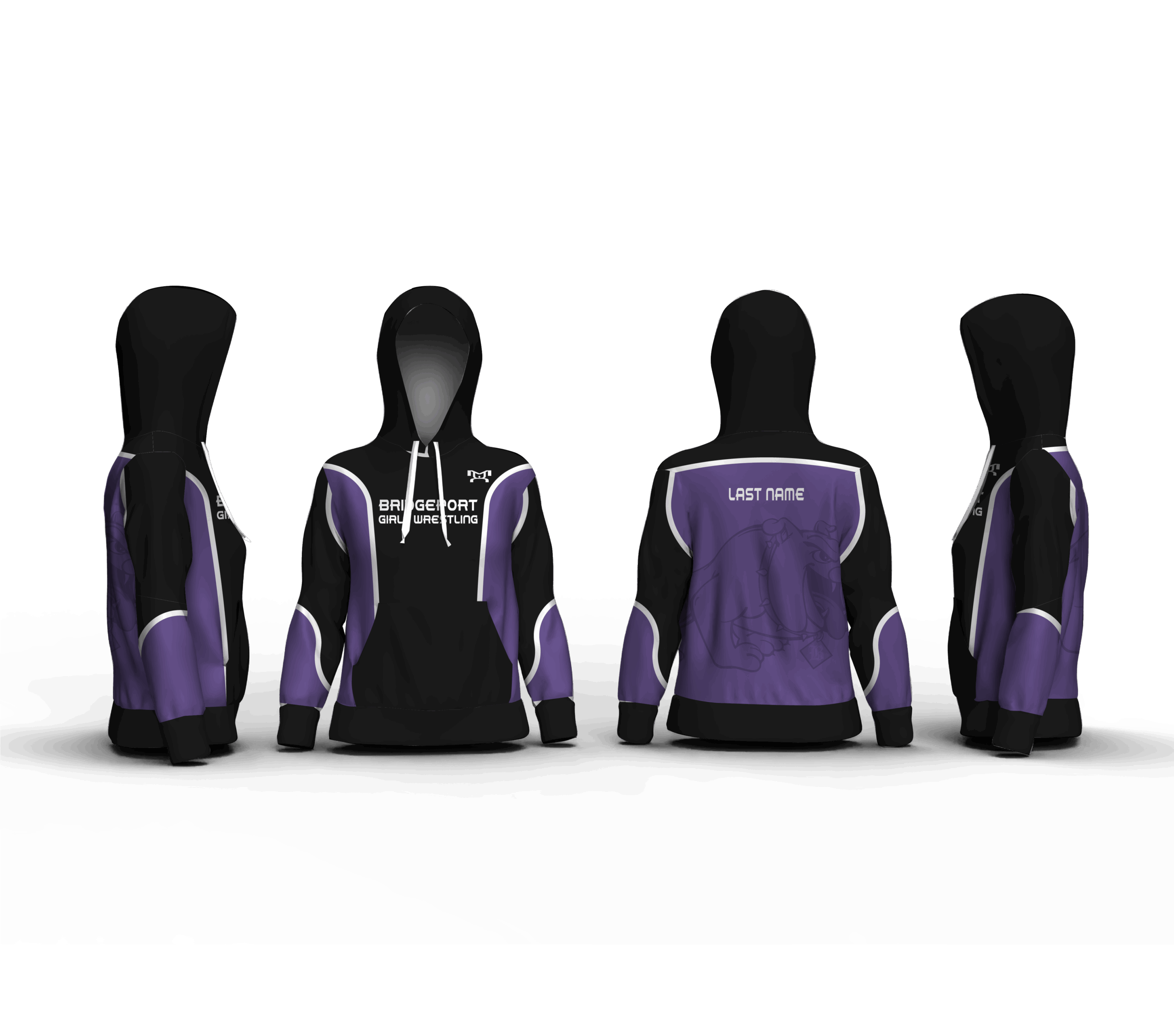 Bridgeport Girls Wrestling Women's Elite Hoodie