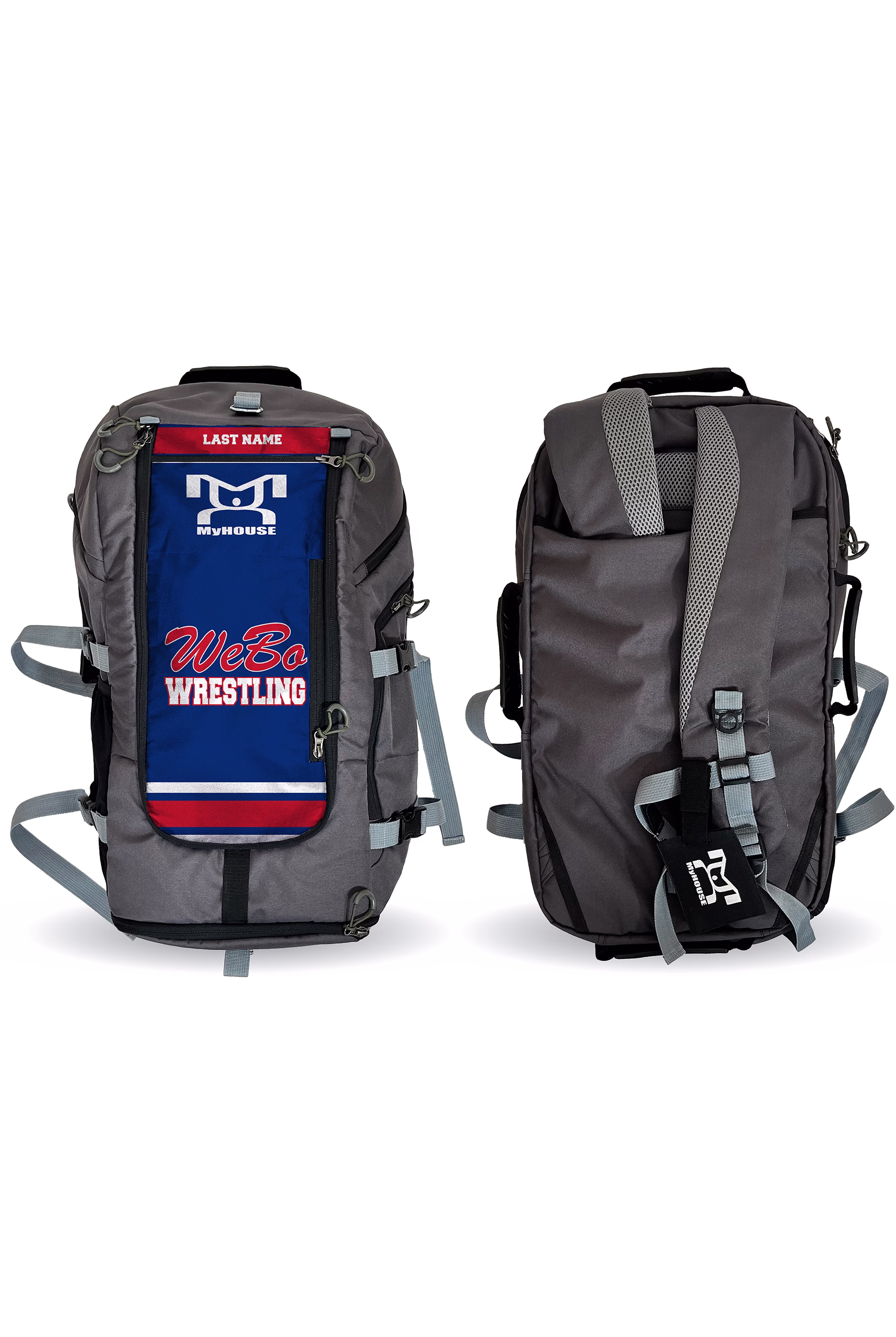 WeBo Wrestling Club Hybrid Gear Bag (THIS WILL SHIP IN 6-8 WEEKS)