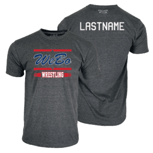 WeBo Wrestling Club Custom Heat Press Short Sleeve T-Shirt