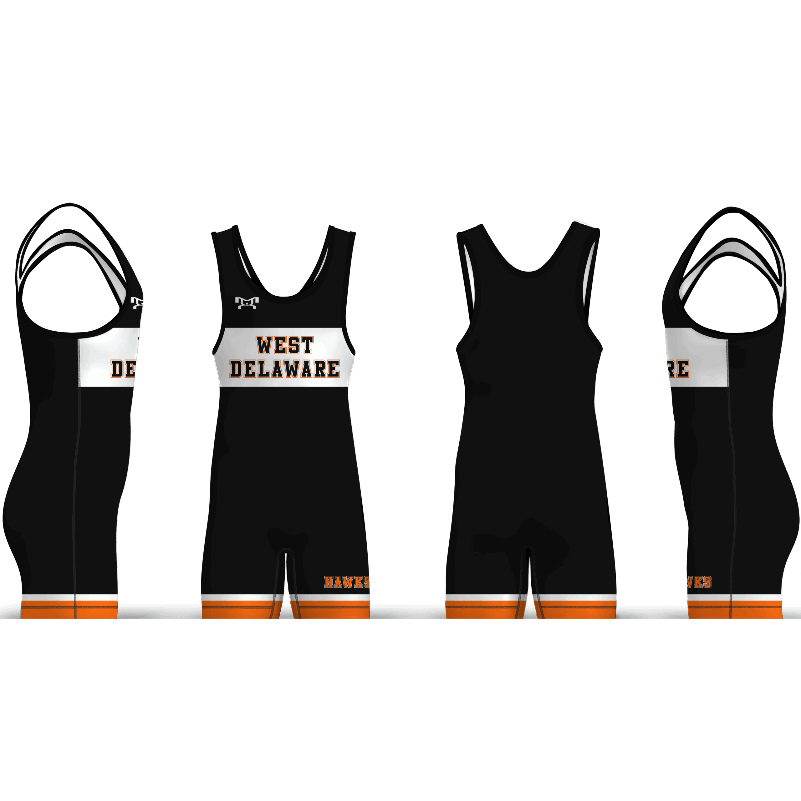 West Delaware Wrestling Men's Singlet