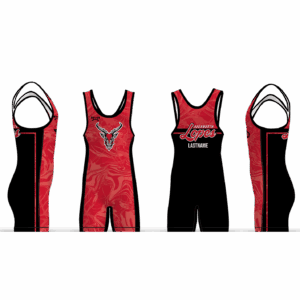 Avonworth Wrestling Club Red And Black Men's Singlet