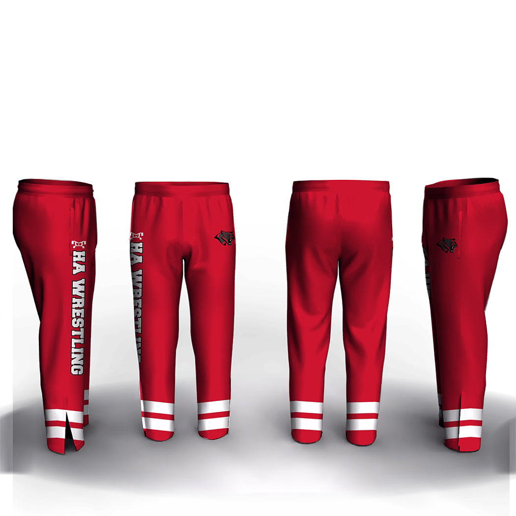 Hazleton Area Wrestling Athletic Pant (Tapered/Zipper)