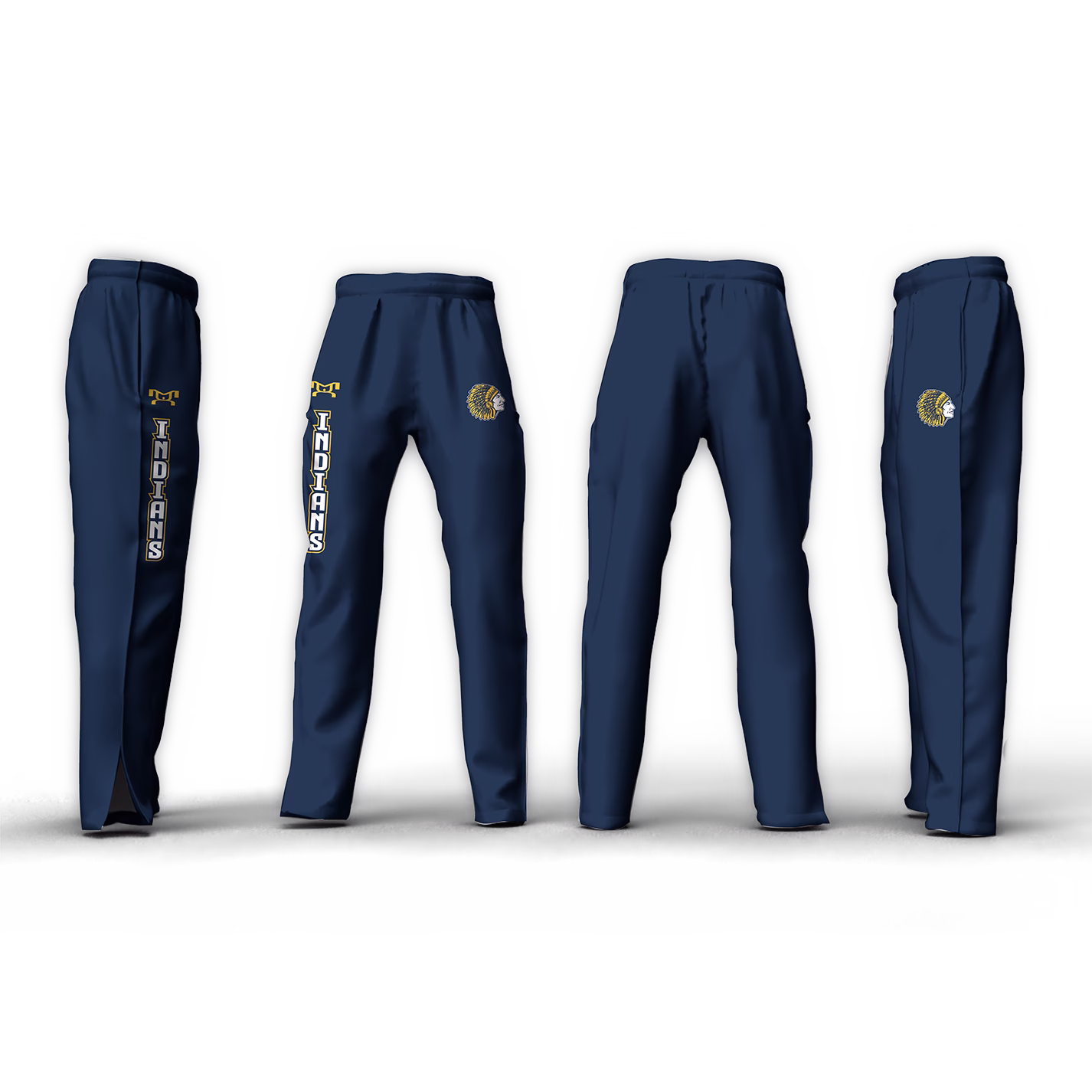 Berkeley Springs High School Athletic Pant (Tapered/Zipper)