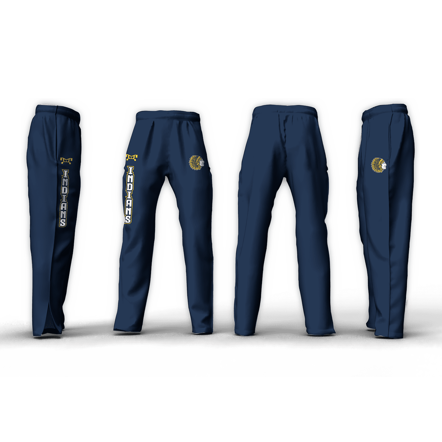 Berkeley Springs High School Athletic Pant (Tapered/Zipper)