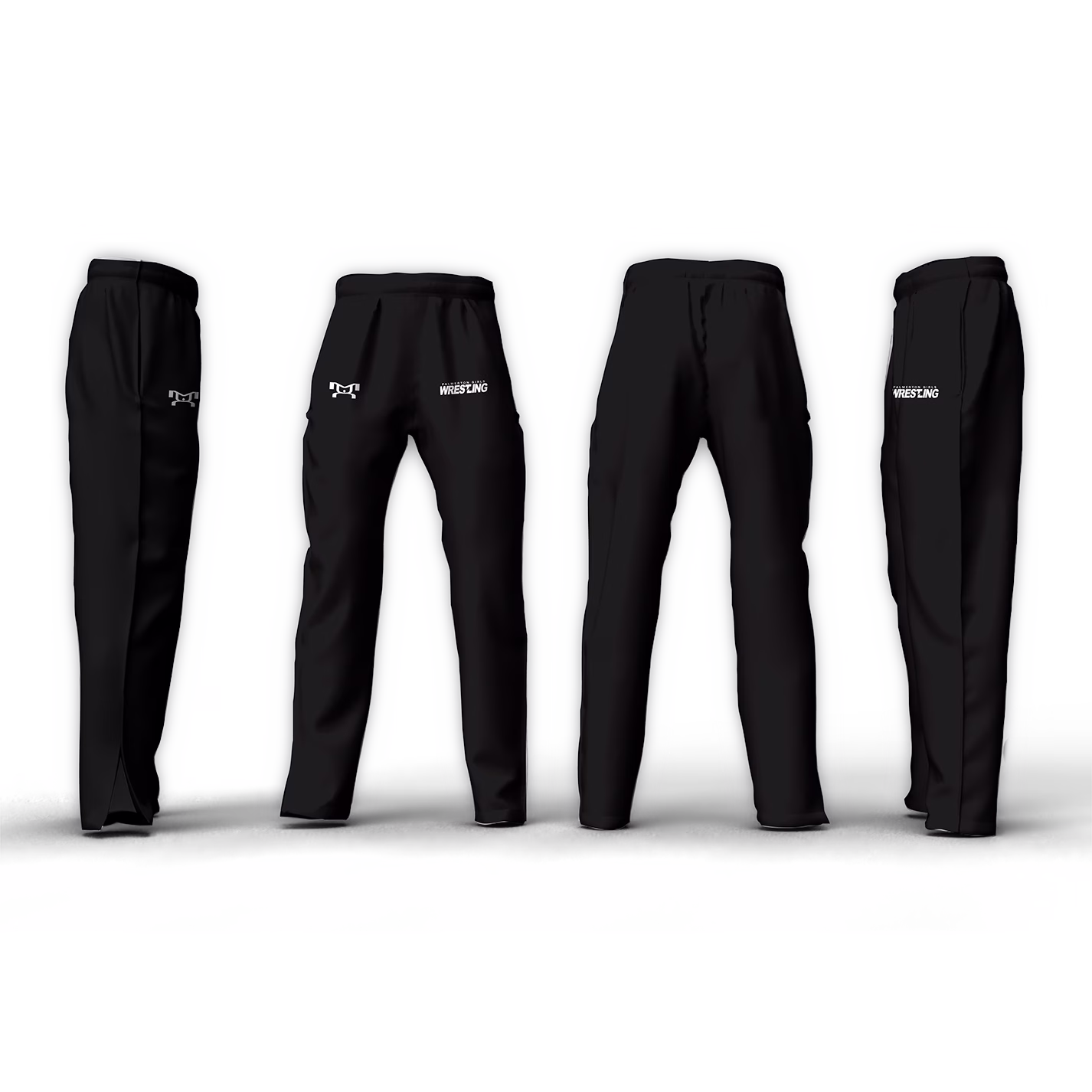 Palmerton GIRLS Wrestling Athletic Pant (Tapered/Zipper)