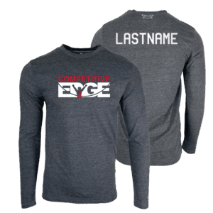 Competitive edge Wrestling Club Custom Heat Press Long Sleeve T-Shirt