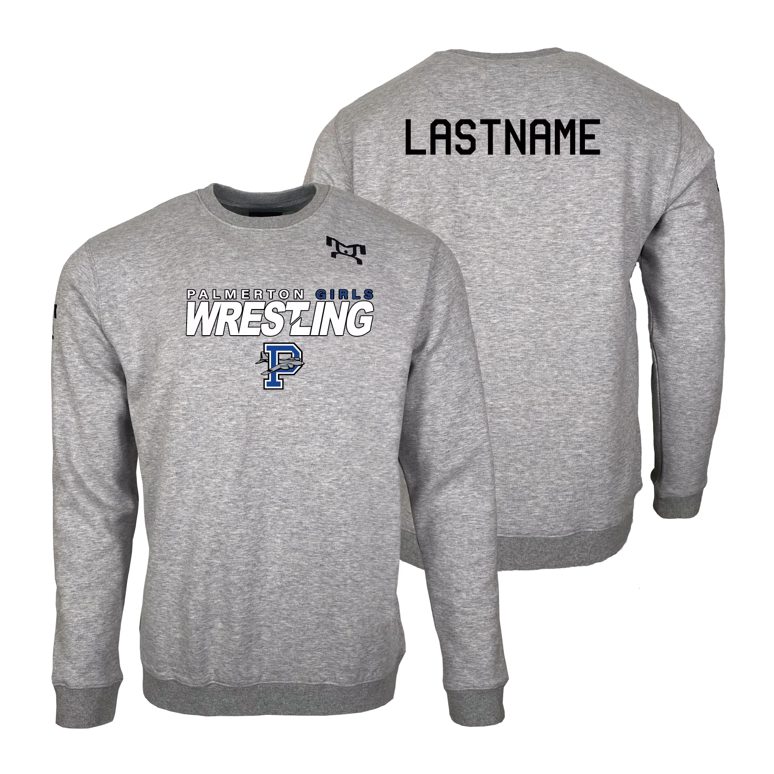 Palmerton GIRLS Wrestling MyHOUSE Heat Press Challenger Crewneck