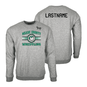 Meade County Wrestling MyHOUSE Heat Press Challenger Crewneck