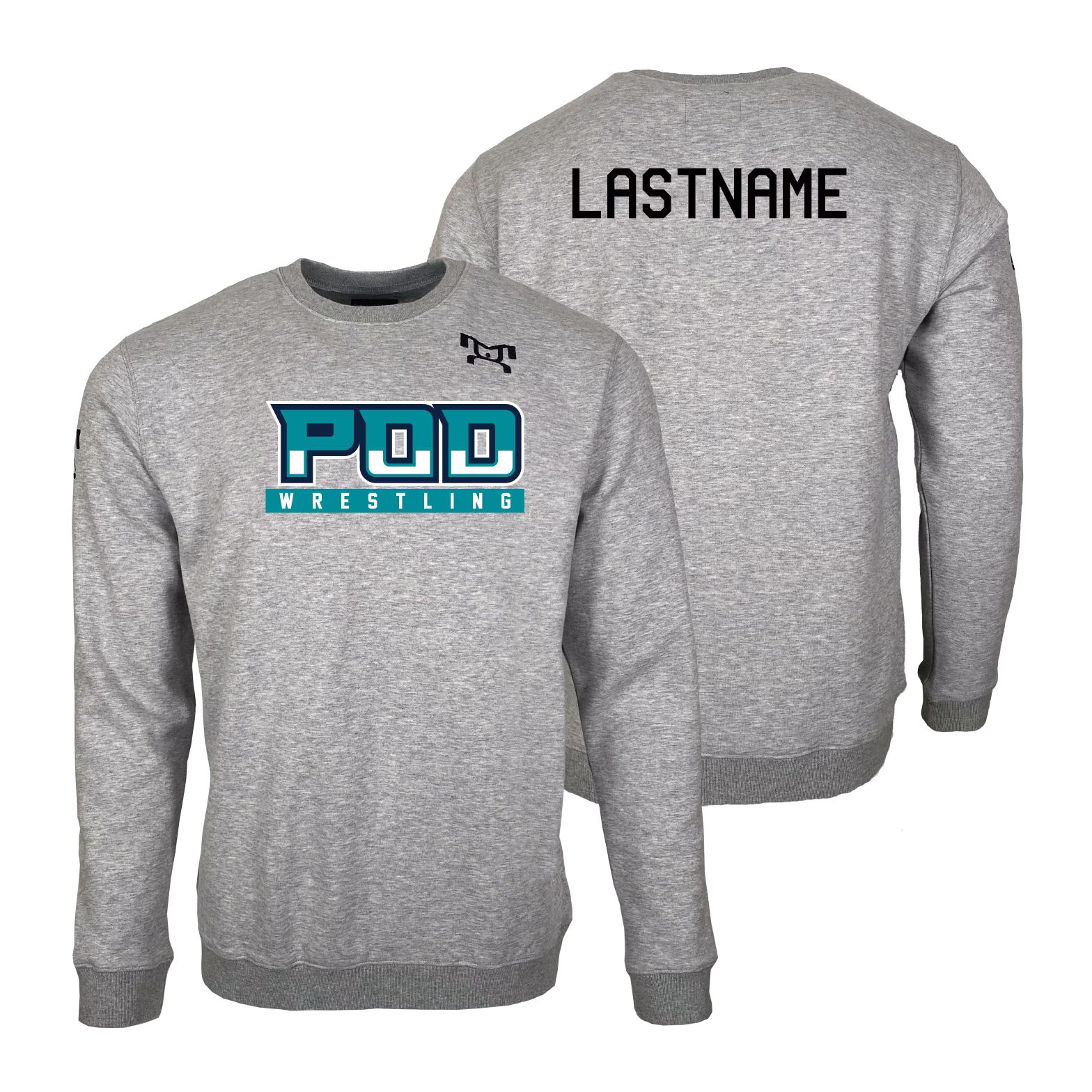 POD Wrestling Club MyHOUSE Heat Press Challenger Crewneck