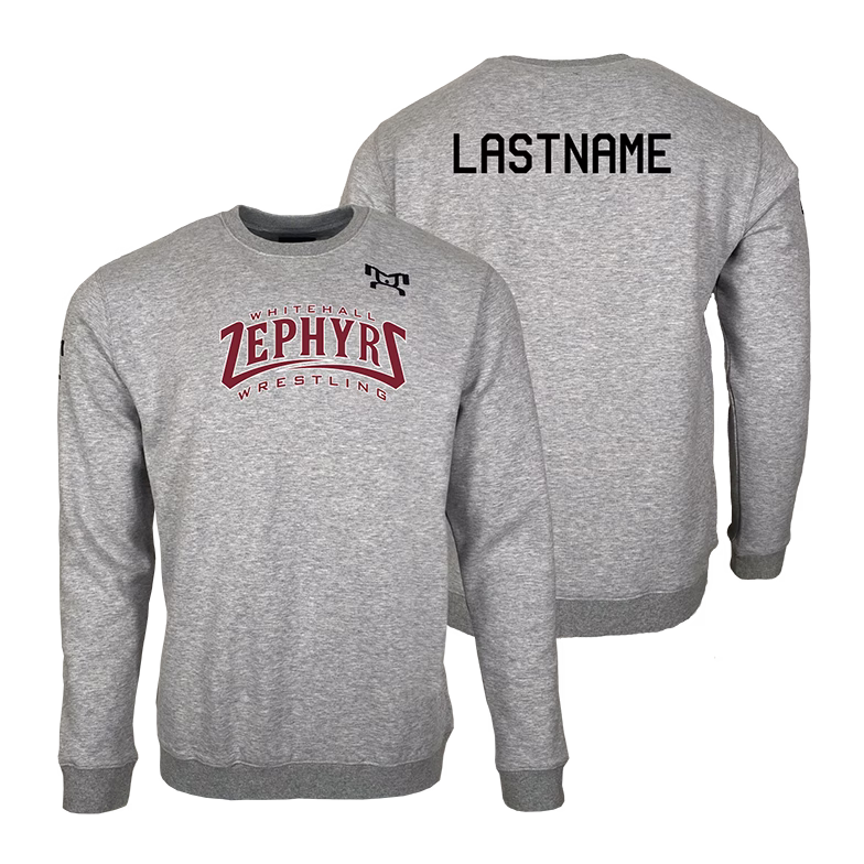 Whitehall Wrestling Club MyHOUSE Heat Press Challenger Crewneck