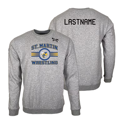 St Martin Wrestling MyHOUSE Heat Press Challenger Crewneck