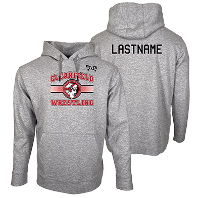 Clearfield Elementary Wrestling MyHOUSE Heat Press Challenger Hoodie