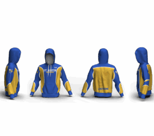 St Martin Wrestling Elite Sublimated Hoodie