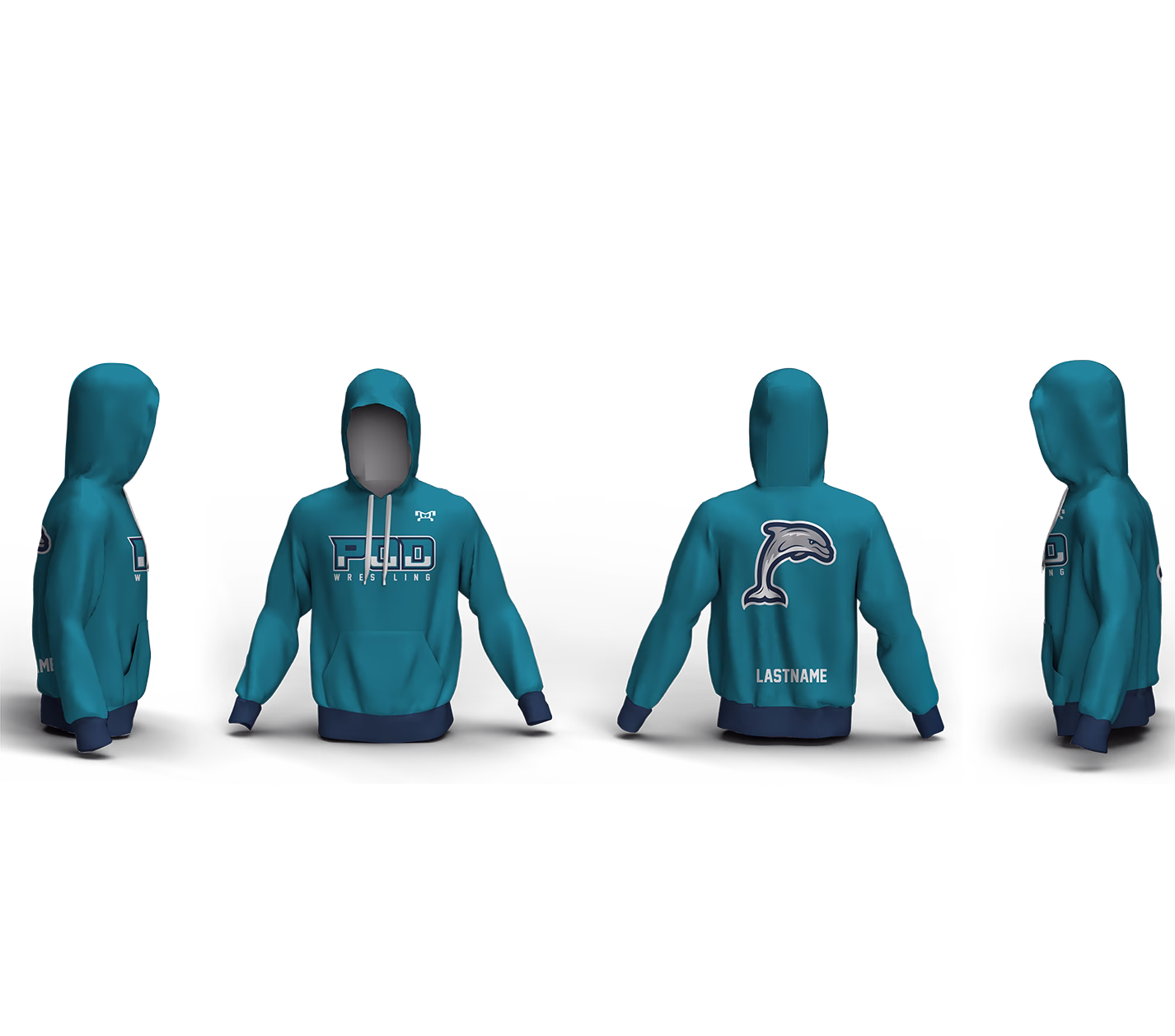POD Wrestling Club Elite Sublimated Hoodie