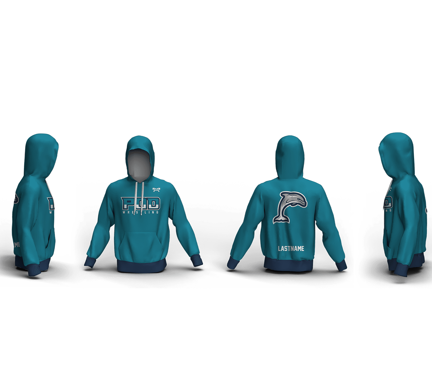 POD Wrestling Club Elite Sublimated Hoodie