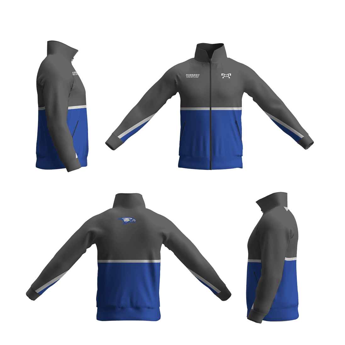 Hubbard Wrestling Athletic Full Zip Jacket