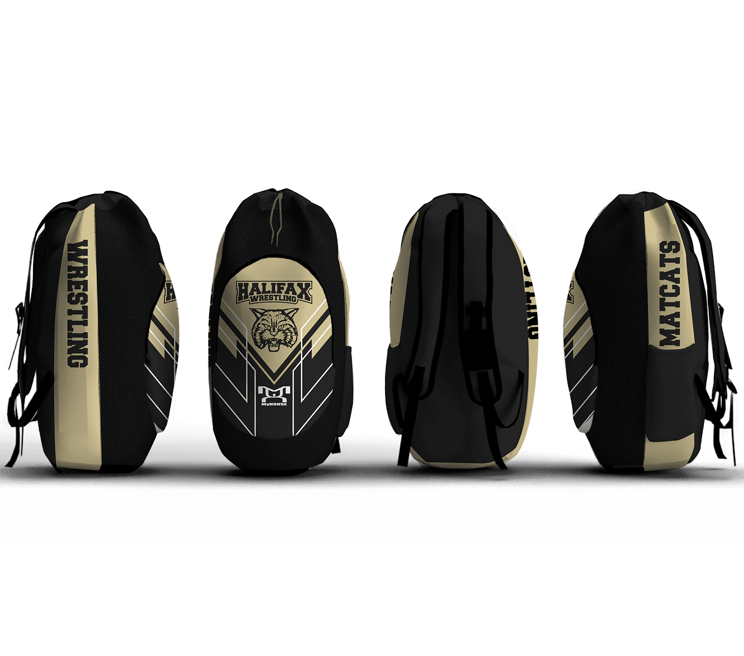 Halifax Wrestling Club Sublimated Custom Gear Bag