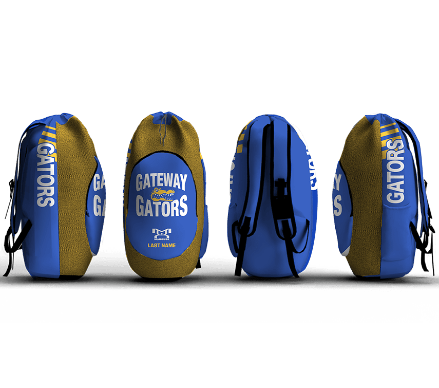 GATEWAY GATORS WC MA 01050 Sublimated Custom Gear Bag