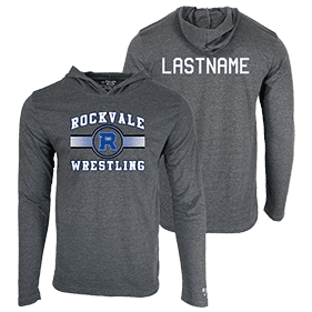 Rockvale Wrestling Club Custom Heat Press Long Sleeve Hoodie T-Shirt