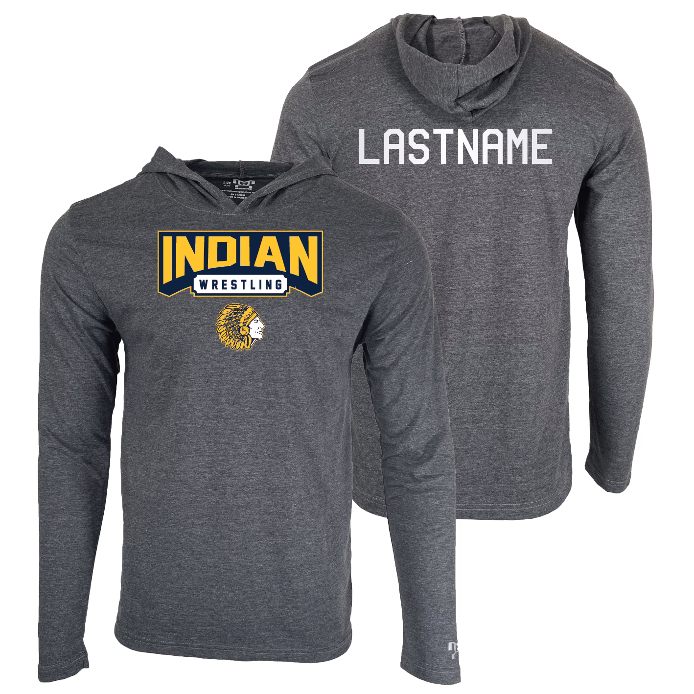Berkeley Springs High School Custom Heat Press Long Sleeve Hoodie T-Shirt