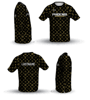 Phoenix Wrestling Club Black Loose Short Sleeve Dri-Fit