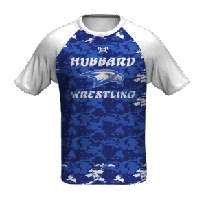 Hubbard Wrestling Camo Loose Short Sleeve Dri-Fit