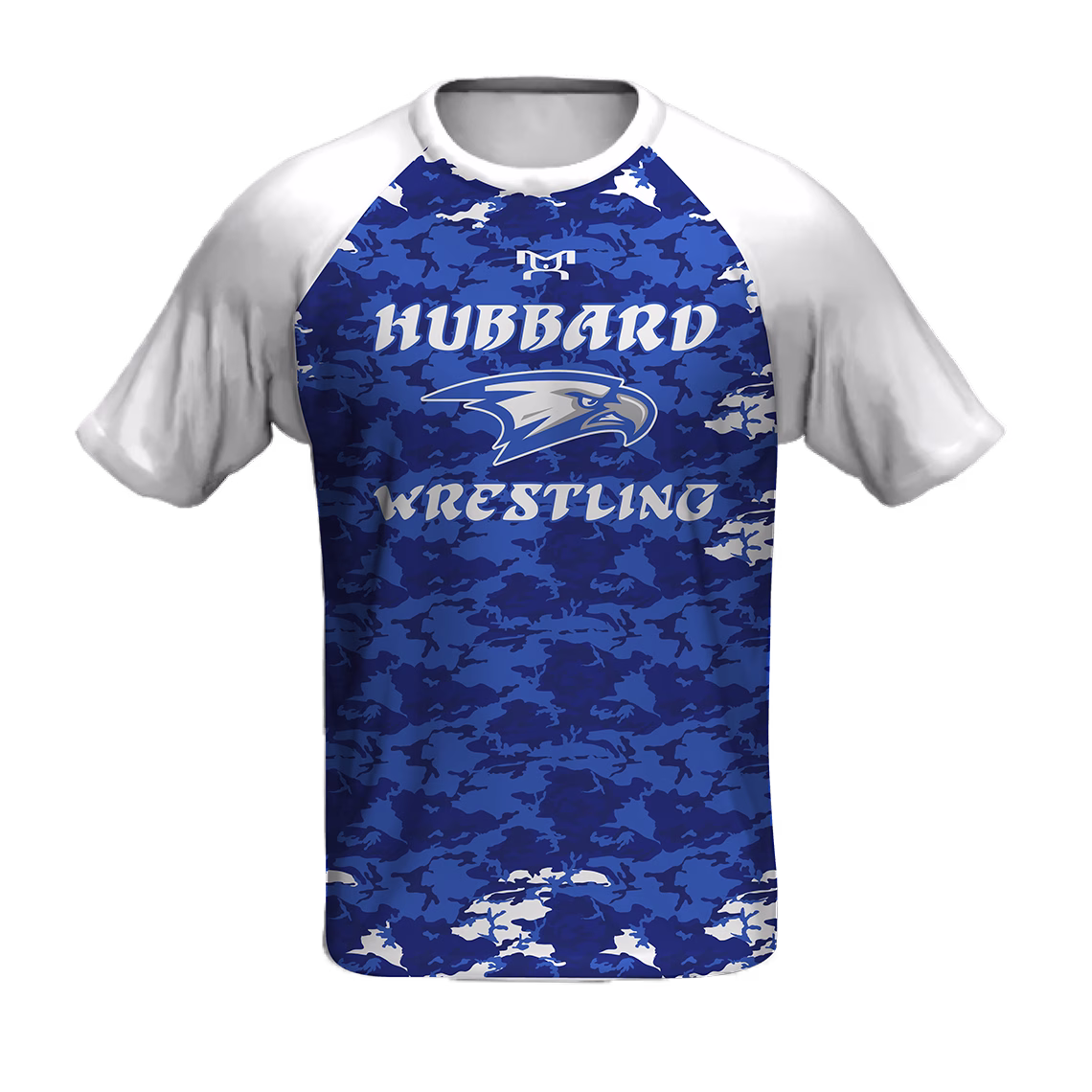 Hubbard Wrestling Camo Loose Short Sleeve Dri-Fit