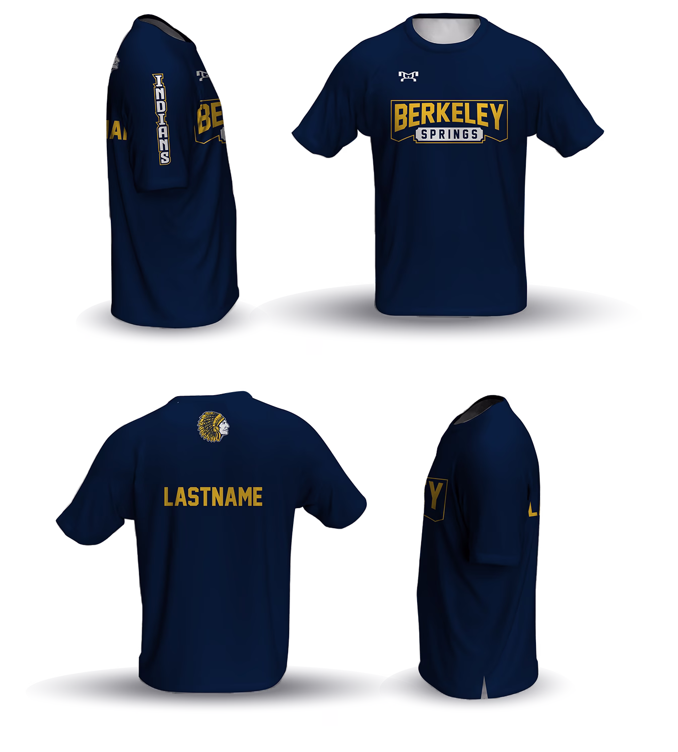 Berkeley Springs High School Loose Short Sleeve Dri-Fit