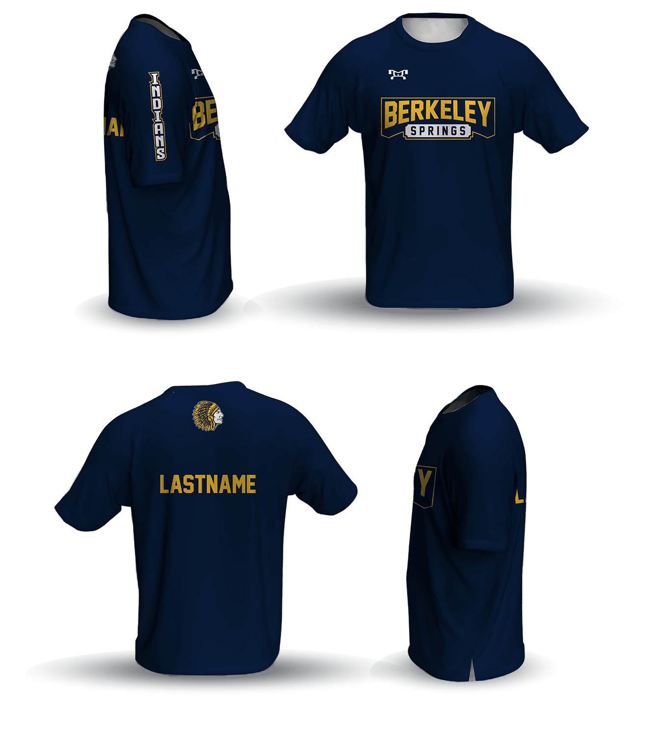 Berkeley Springs High School Loose Short Sleeve Dri-Fit