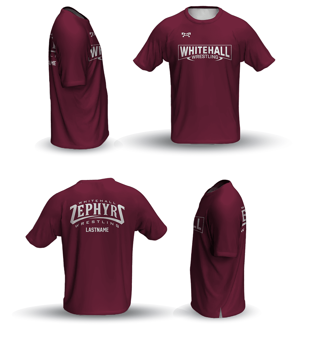Whitehall Wrestling Club Loose Short Sleeve Dri-Fit