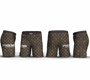 Phoenix Wrestling Club Brown Men's 9" Fight Short