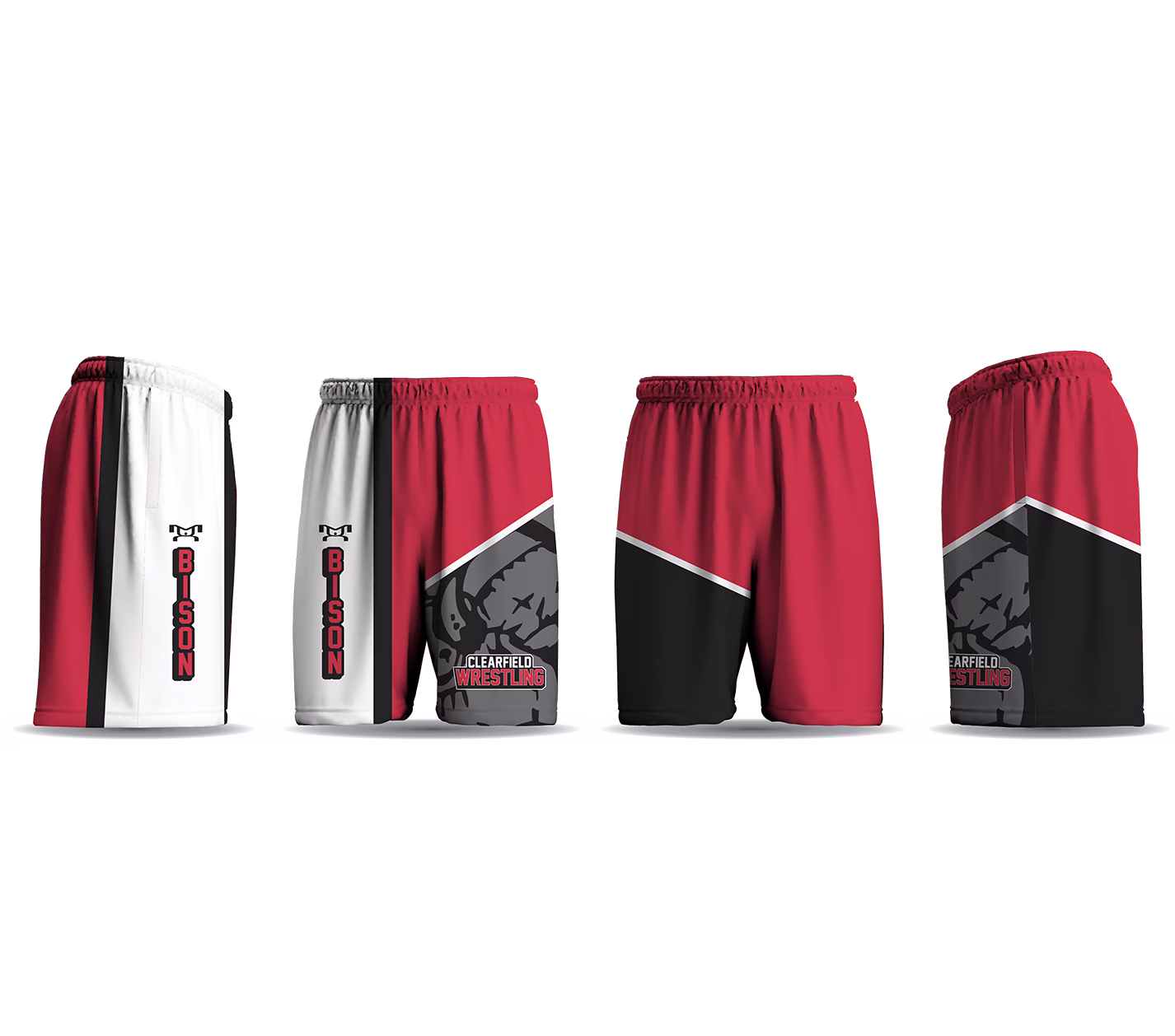 Clearfield Elementary Wrestling Evolve Mesh Short