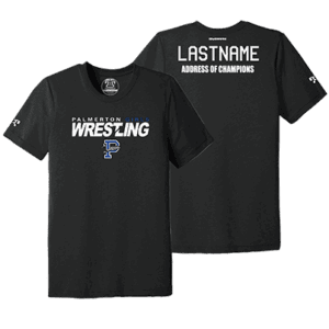 Palmerton GIRLS Wrestling Address Of Champions Heat Press T Shirt