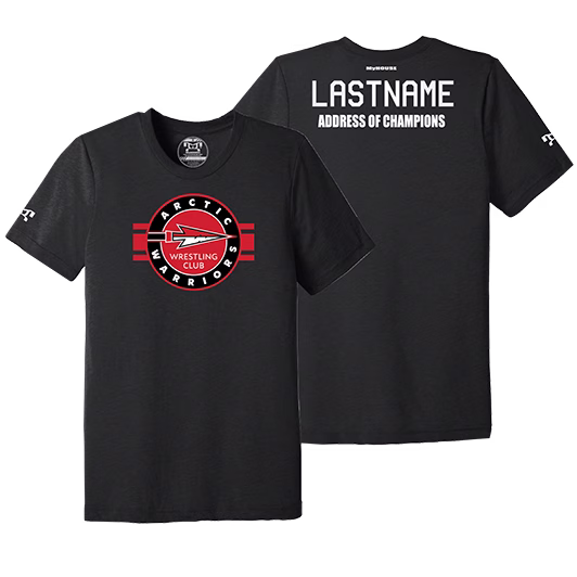 Arctic Warriors WC 2025 Black Address Of Champions Heat Press T Shirt