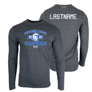 2025 Southern Lehigh Youth Wrestling Custom Heat Press Long Sleeve T-Shirt