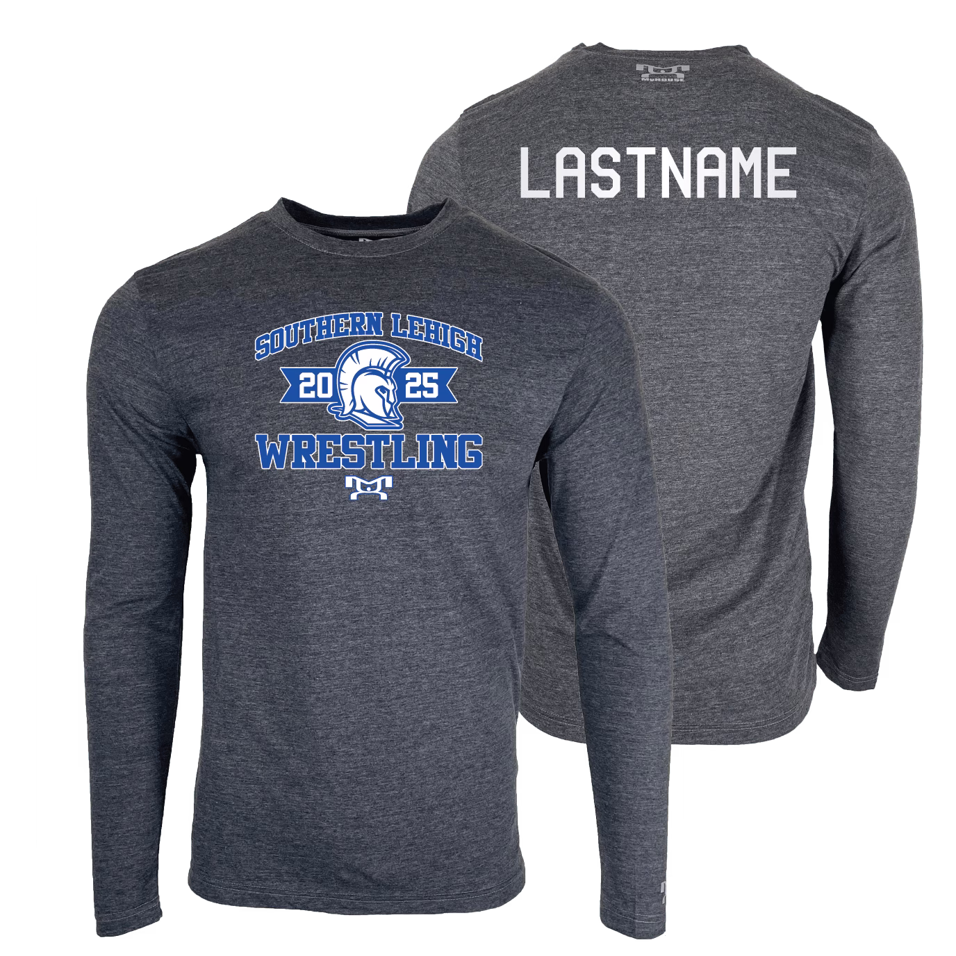 2025 Southern Lehigh Youth Wrestling Custom Heat Press Long Sleeve T-Shirt