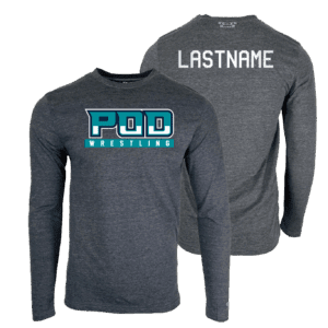 POD Wrestling Club Custom Heat Press Long Sleeve T-Shirt