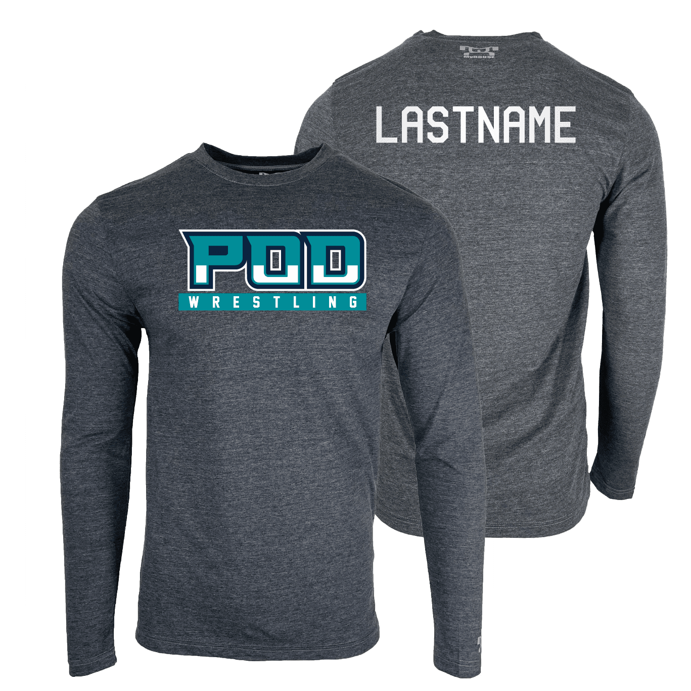 POD Wrestling Club Custom Heat Press Long Sleeve T-Shirt
